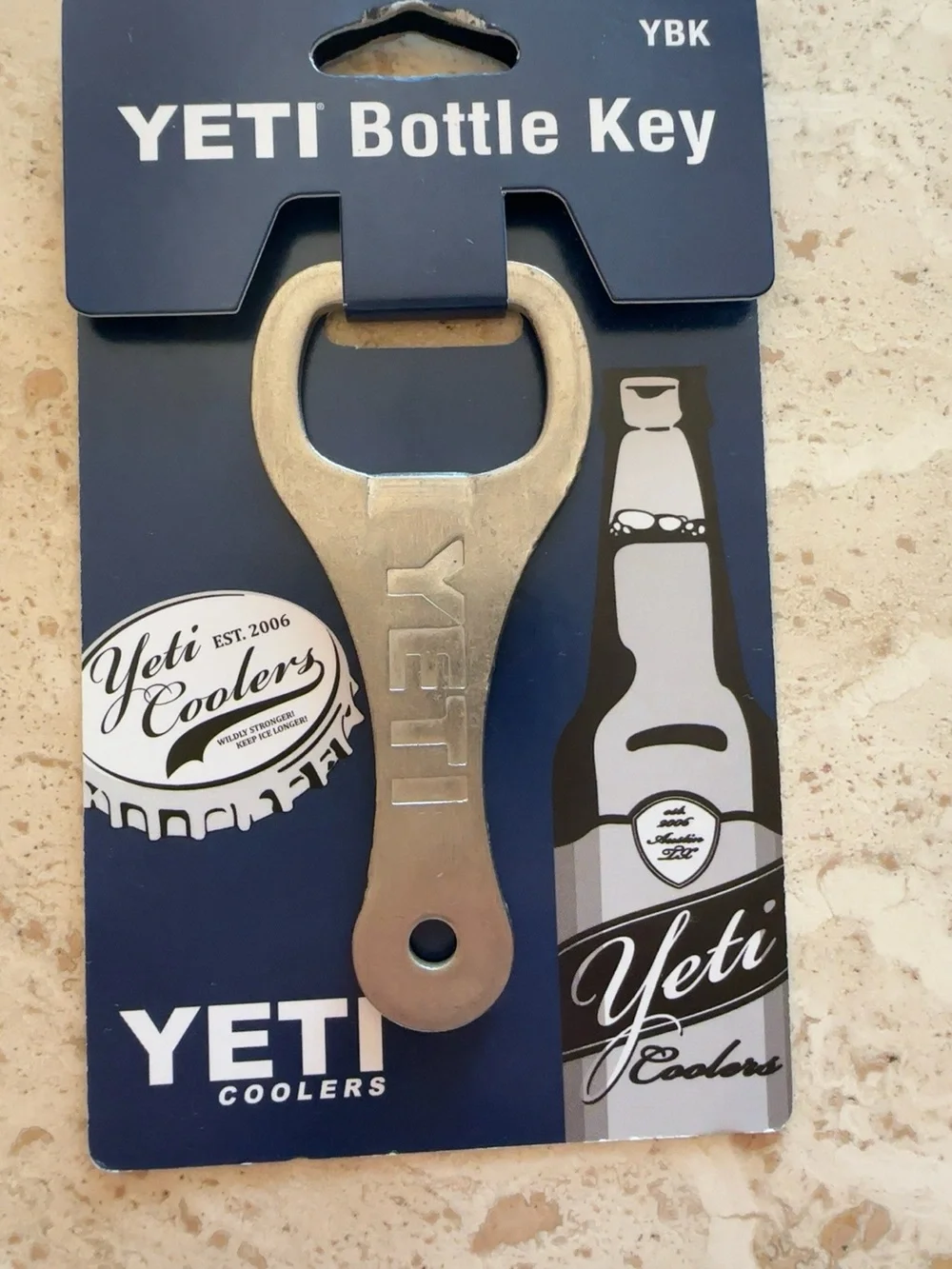 YETI Bottle Key Bottle Opener Stainless steel. Beer Bottle  Opener. Bar tool NWT